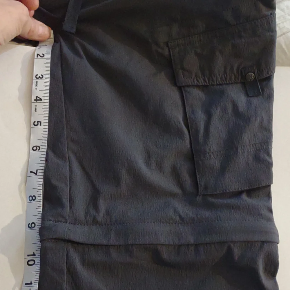 Prana Womens grey outdoor pants with zippers at knees size 0 - Picture 6 of 10